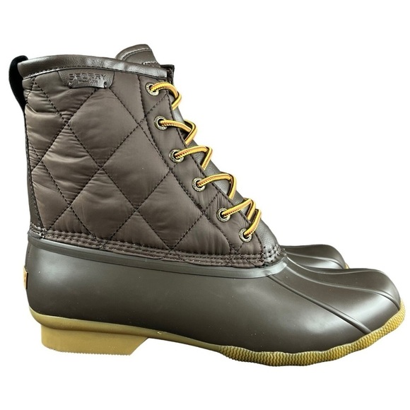 Sperry Other - Sperry Men’s | Top-Sider Men's Saltwater Duck Rain Boot Brown Nylon size 11